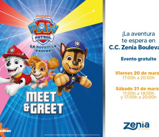 Meet & Greet Patrulla Canina Zenia Boulevard