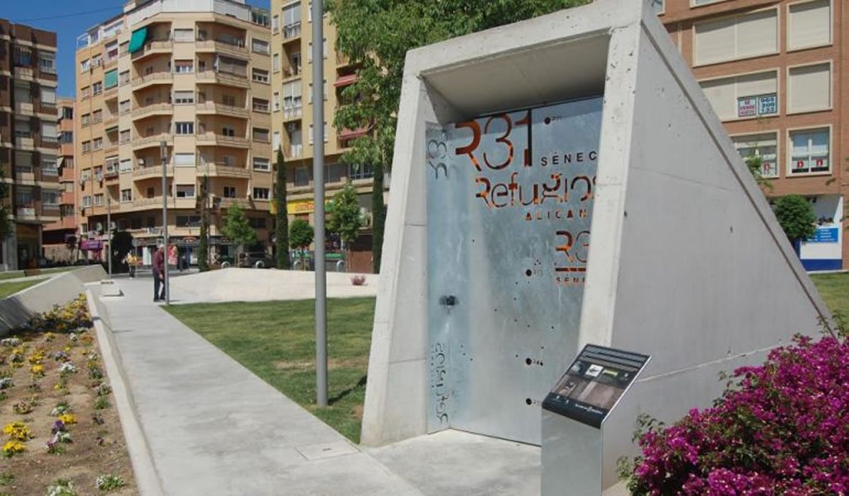 refugio antiaereo plaza seneca alicante