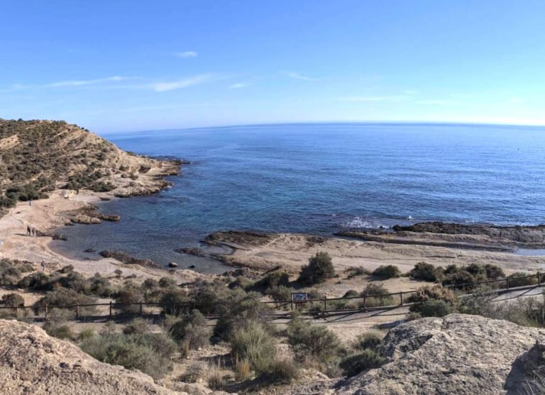 Cala Cantalar en el Cabo de las Huertas Cala Cantalar Cabo de las Huertas Alicante