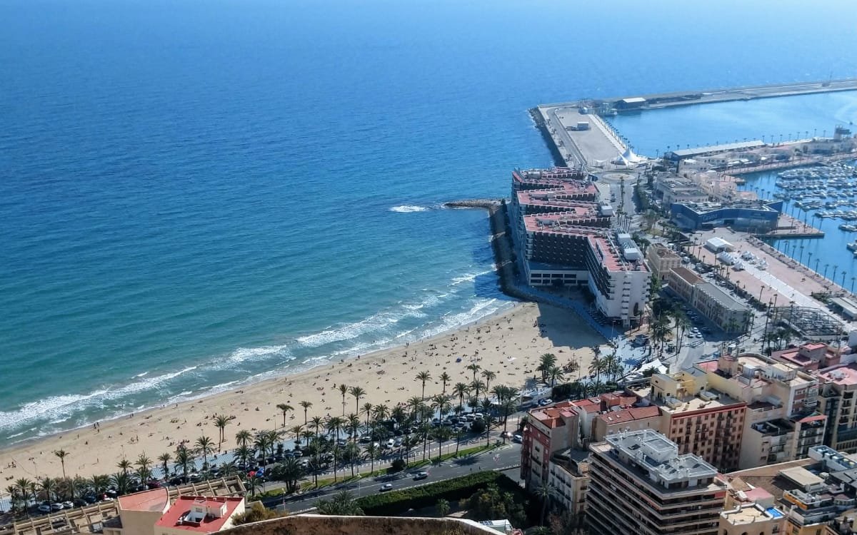 Playa del Postiguet en Alicante 1