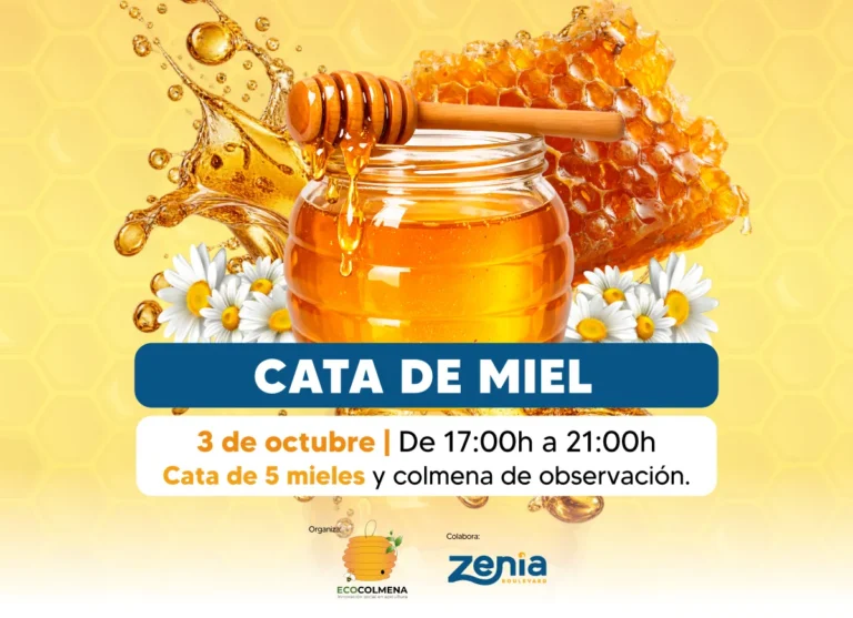 Cata gratuita de miel en Zenia Boulevard Cata de miel Zenia Boulevard