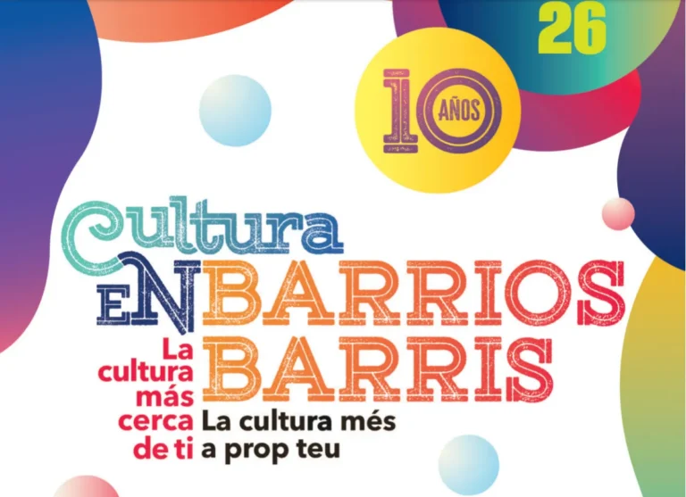 ‘Cultura en Barrios’ octubre-diciembre 2026 Cultura en Barrios octubre-diciembre 2026