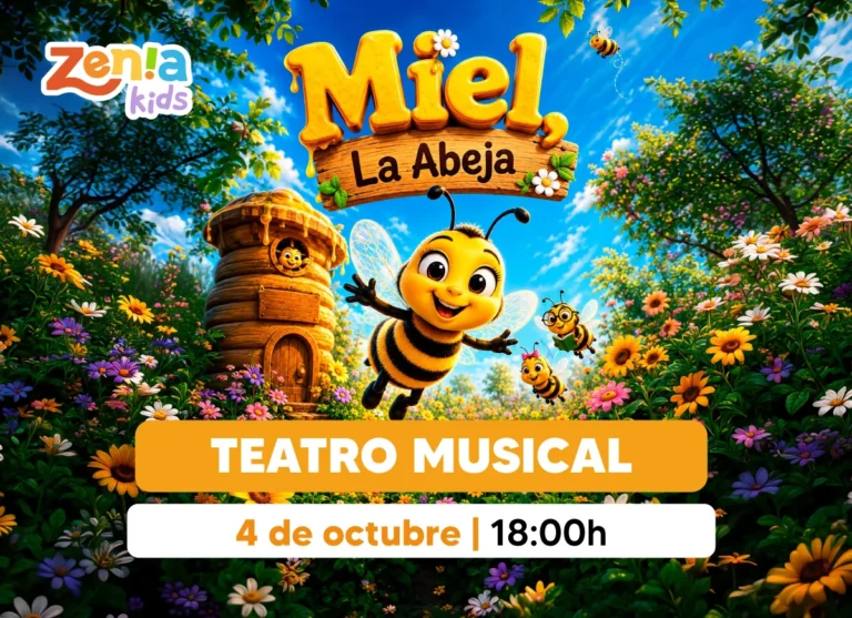 Zenia Kids: ‘Miel, la abeja’ en Zenia Boulevard Miel la abeja Zenia Kids Zenia Boulevard