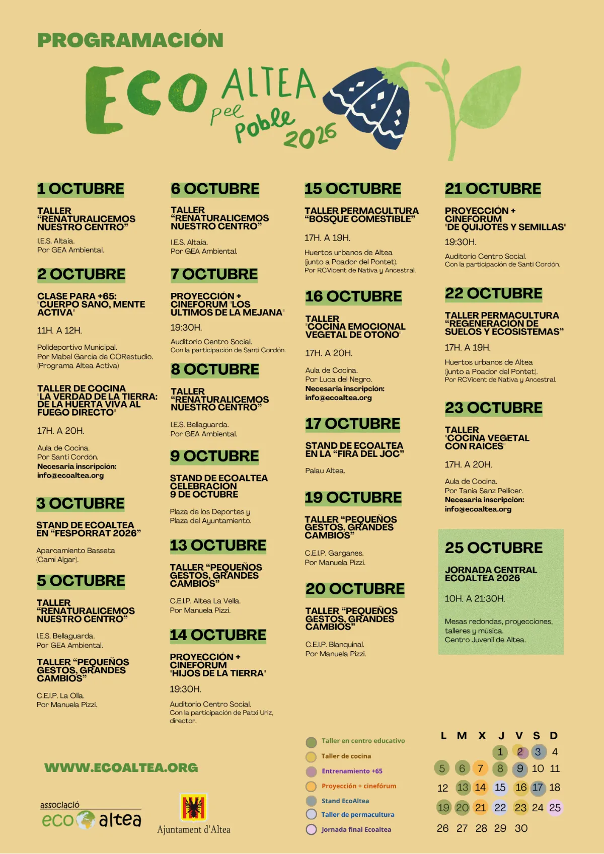 EcoAltea 2026 programación