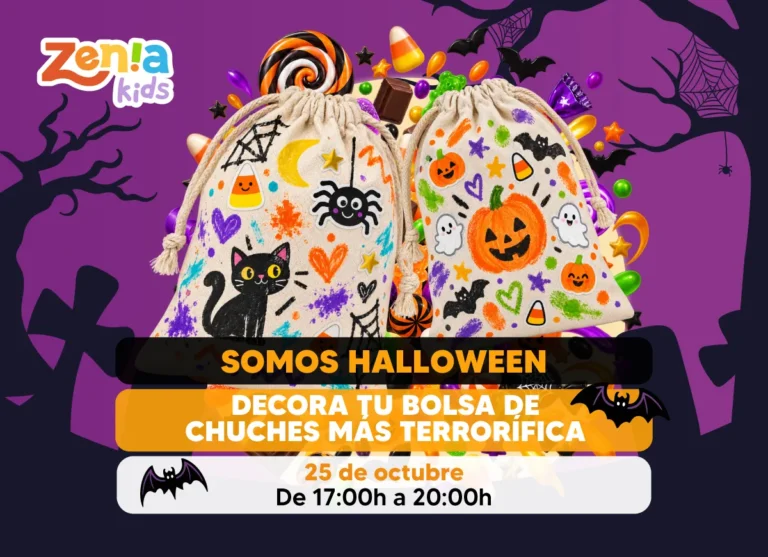 Taller ‘Decora tu bolsa de chuches terrorífica’ en Zenia Boulevard Taller Halloween Zenia Boulevard