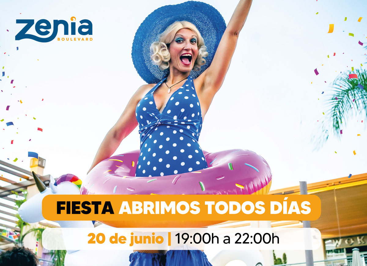 Fiesta apertura diaria Zenia Boulevard