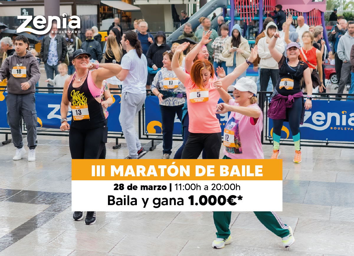 maraton-baile-zenia-boulevard Maratón de Bailar Zenia Boulevard