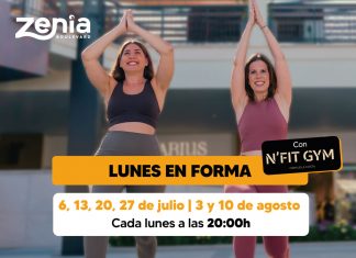 Lunes en forma Zenia Boulevard