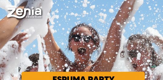 Fiestas de la espuma en Zenia Boulevard Fiestas de la espuma en Zenia Boulevard