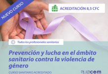 curso de prevención y lucha en el ámbito sanitario contra la violencia de género