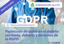Curso protección de datos RGPD Sanidad