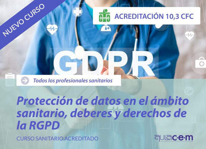 Curso protección de datos RGPD Sanidad