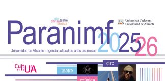 ‘Paranimf’: agenda cultural de artes escénicas de la UA Programación Paranimf UA primer cuatrimestre 2025-26