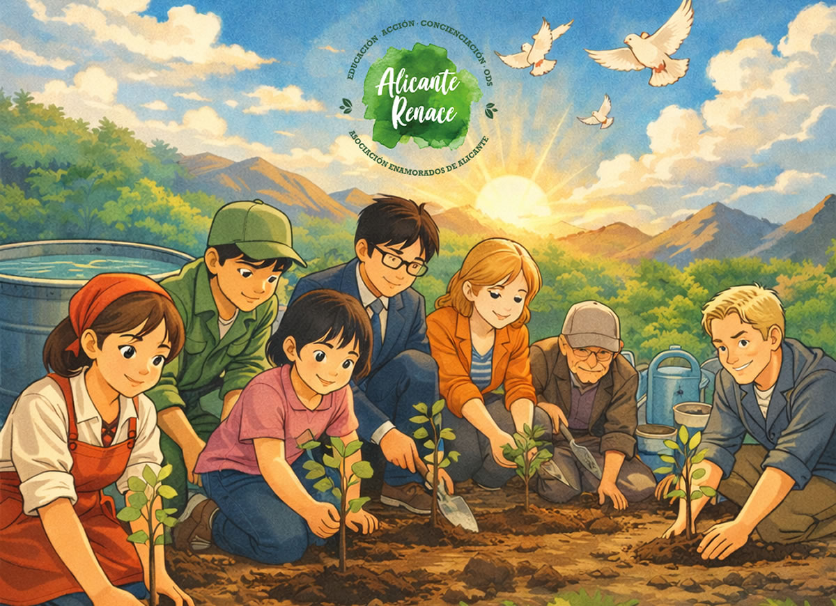 alicante-renace-reforestacion-primavera-monte-orgegia Alicante Renace reforestación primavera Monte Orgegia