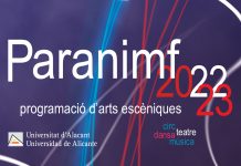 Paranimf, programación artes escénicas UA 1º cuatrimestre 2022-23