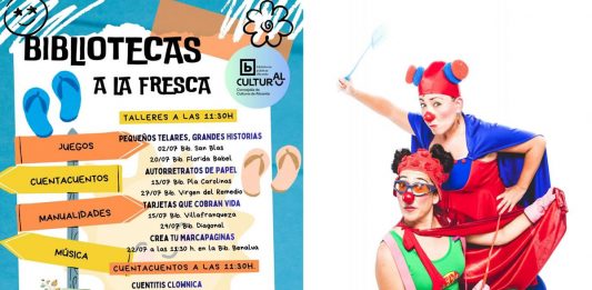 Cuentacuentos y talleres en las ‘Bibliotecas a la Fresca’ de Alicante Bibliotecas a la Fresca Alicante Verano 2026