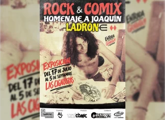 Exposición Rock & Comix Joaquín Ladrón Las Cigarreras