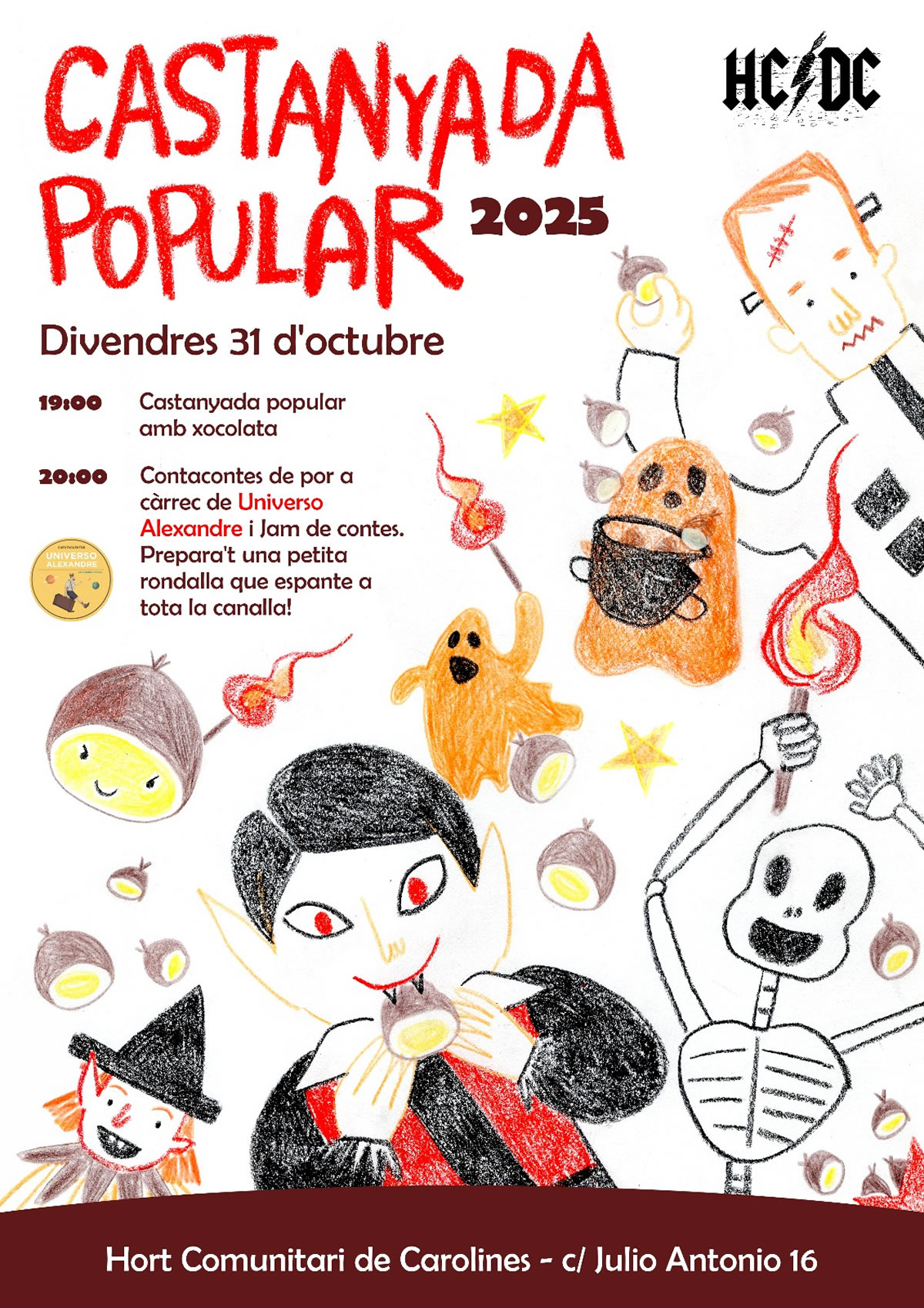 Castañada popular Hort Carolinas Alicante 2025