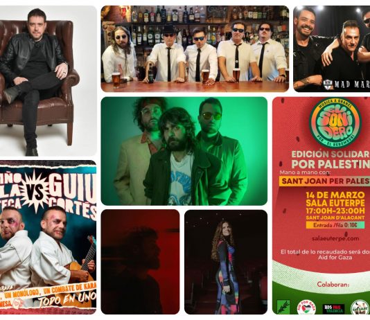 Sala Euterpe, donde vive la música: agenda de conciertos marzo 2026 Conciertos Sala Euterpe Marzo 2026