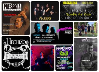 Conciertos Sala Marearock enero 2026