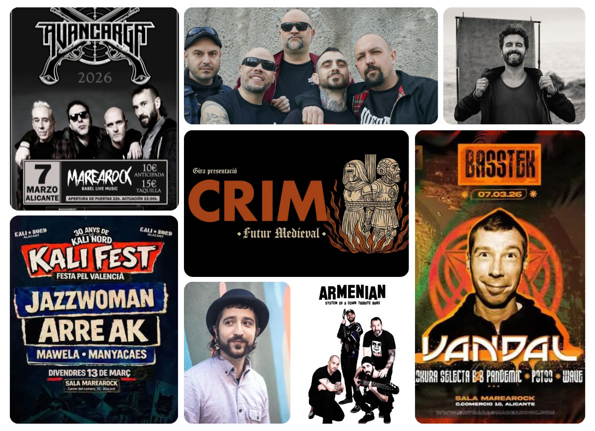 conciertos-sala-marearock-marzo-2026 Conciertos Sala Marearock marzo 2026