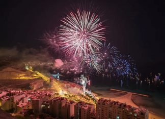 Concurso castillo fuegos artificiales Hogueras Alicante 2022