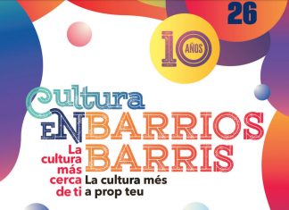 Cultura en Barrios febrero-junio 2026
