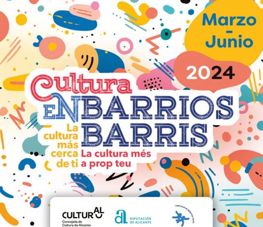Cultura en Barrios Alicante Marzo-Junio 2024