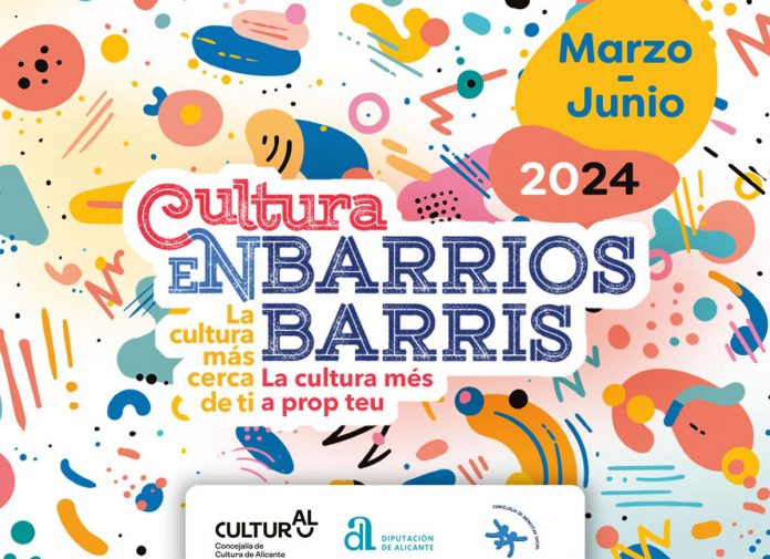 Cultura en Barrios Alicante Marzo-Junio 2024