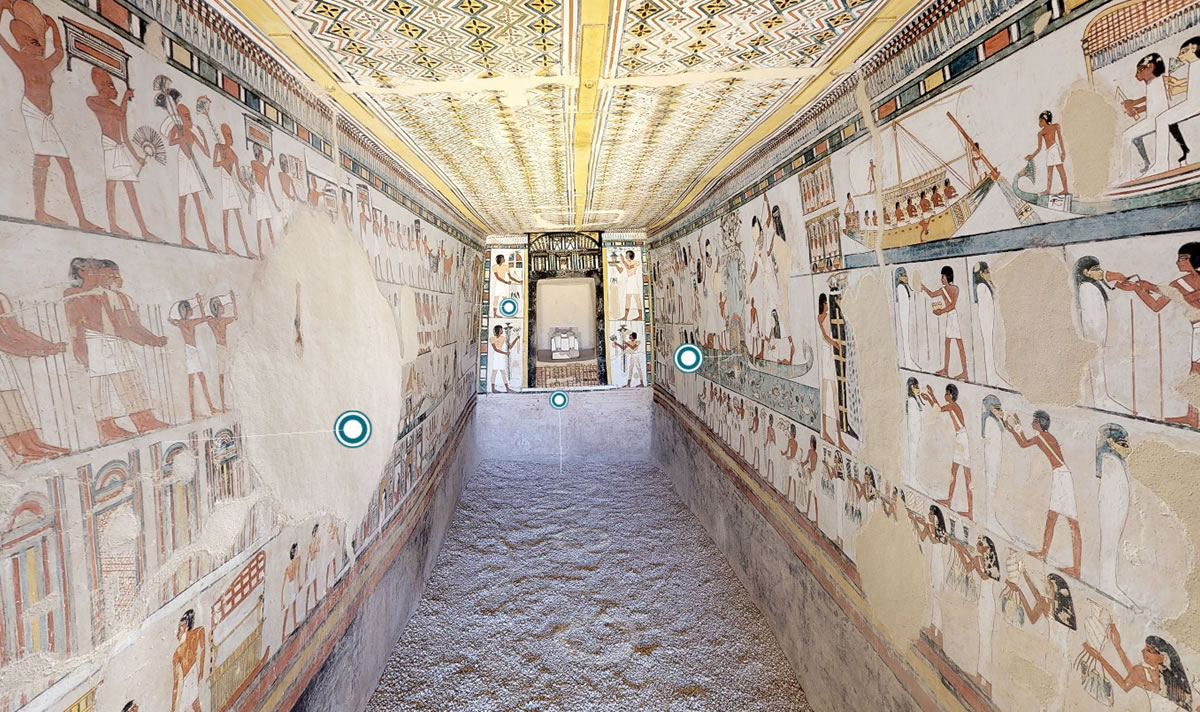 Egipto tumbas visita virtual