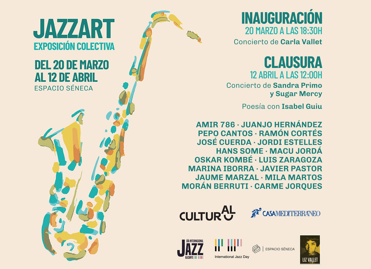 Exposición JAZZART 2026 Espacio Séneca