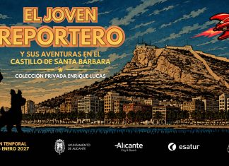 Exposición Tintín Castillo Santa Bárbara Alicante