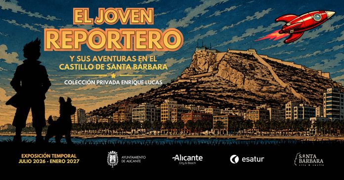 Exposición Tintín Castillo Santa Bárbara Alicante