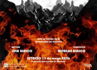 ‘Fuegos’, estreno del Aula de Teatro de la UA en el Paraninfo Fuegos estreno Aula de Teatro UA
