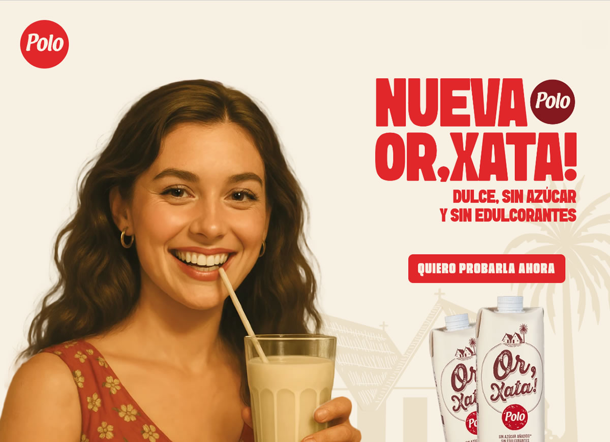 horchata polo sin azúcar