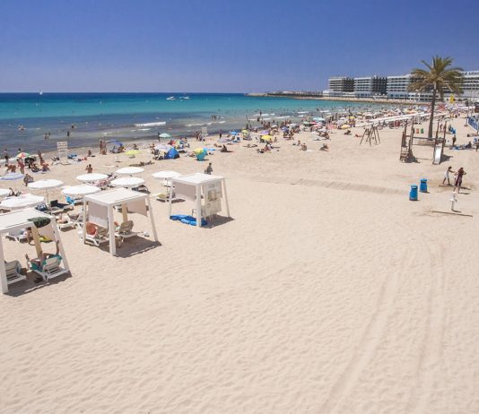 Playa del Postiguet en Alicante