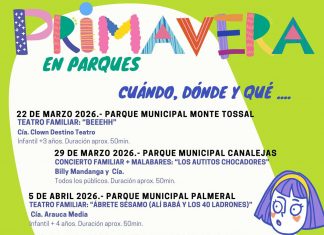 Primavera en parques 2026