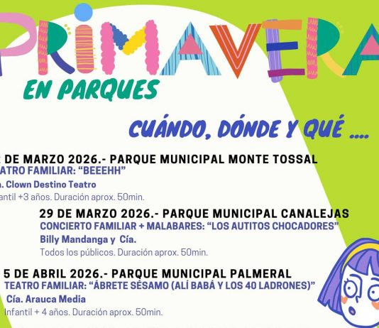 ‘Primavera en Parques’, actividades culturales en familia Primavera en parques 2026