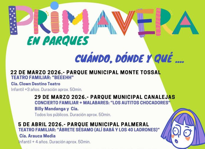 Primavera en parques 2026