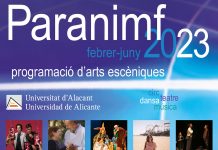 Paranimf, programación artes escénicas UA 2º cuatrimestre 2022-23
