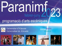 Paranimf, programación artes escénicas UA 2º cuatrimestre 2022-23