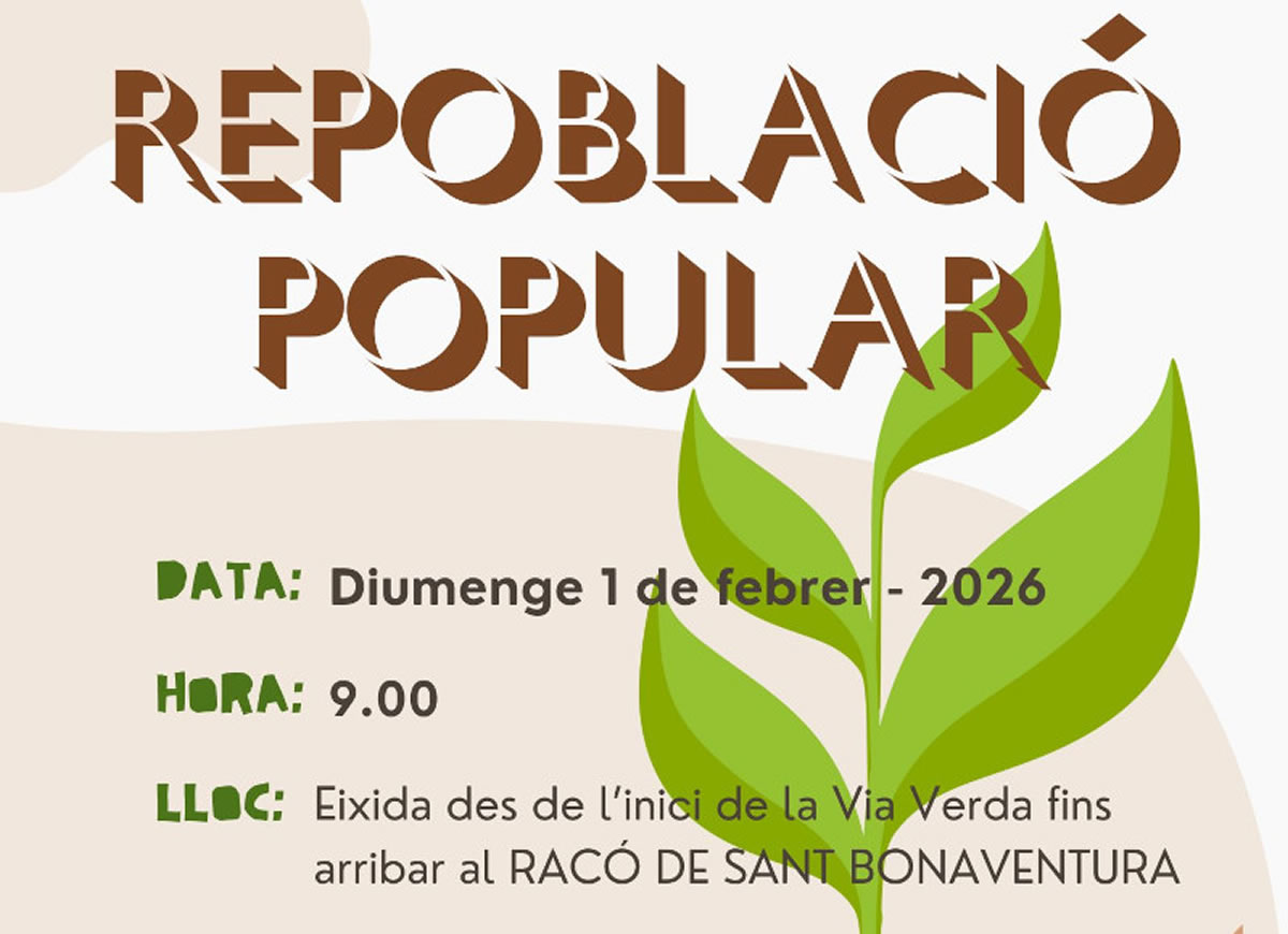 Repoblación popular Raco Sant Bonaventura Alcoy