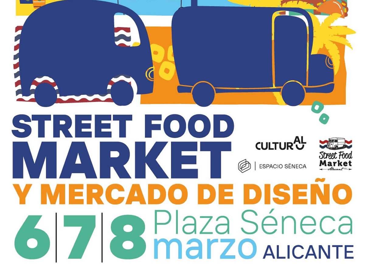 Street Food Market Mercado Diseño Alicante