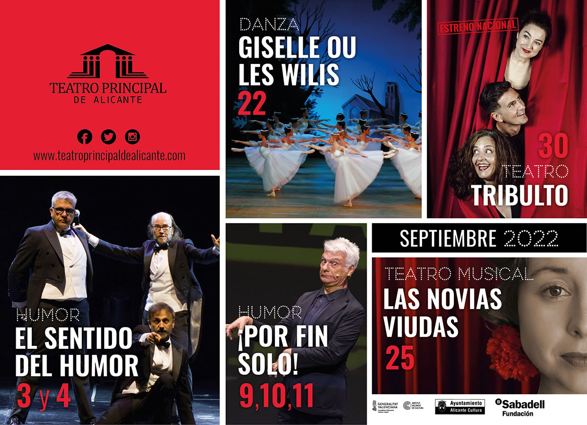 Programación Teatro Principal Alicante Otoño 2022