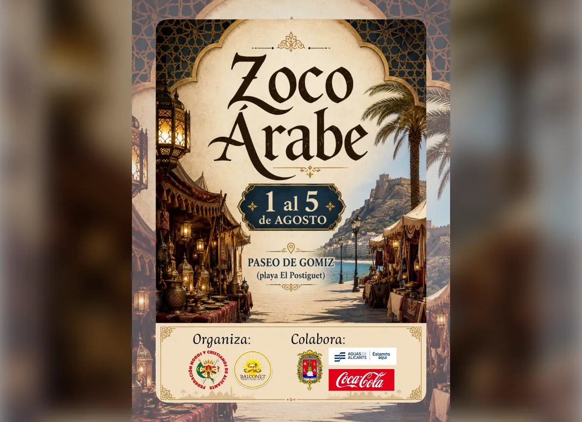 Zoco Árabe Playa Postiguet Alicante 2026